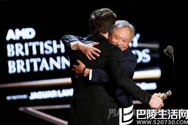 李安与《断背山》男星感人相拥