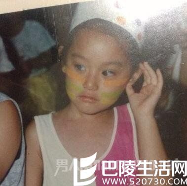 金智媛小时候照片