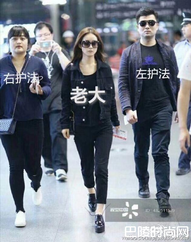 赵丽颖经纪人胖的时候照片