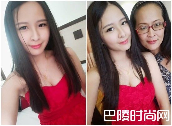 ivy与妈妈照片