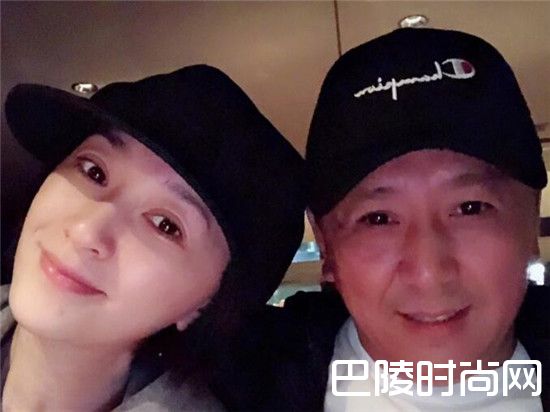 李小冉与老公合照