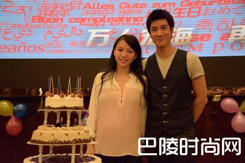 王力宏与老婆照片