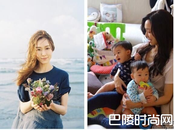 范玮琪与儿子照片