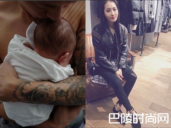 余文乐老婆儿子照片