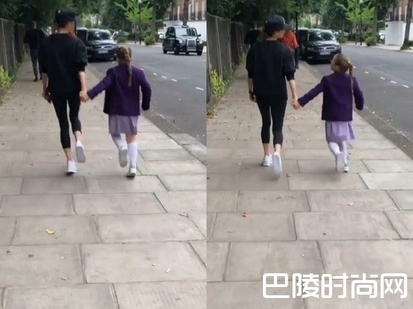 哈珀跟着妈妈去上学