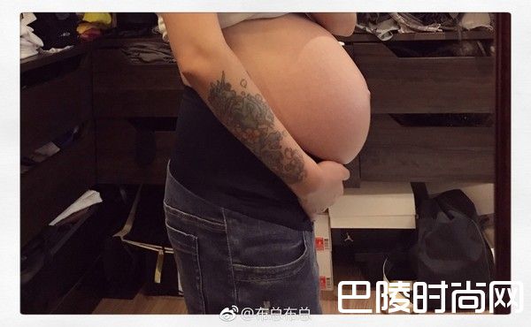 欧弟老婆孕肚照片