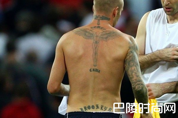 贝克汉姆纹身照片