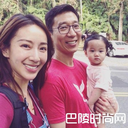 隋棠和老公女儿照片