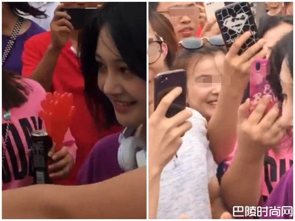 郑爽被粉丝包围