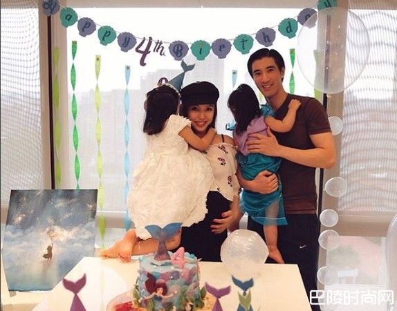 王力宏和老婆孩子