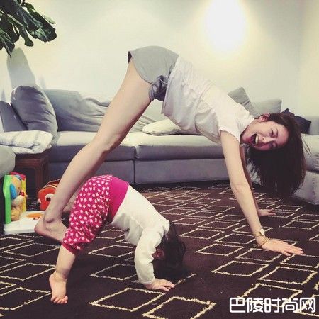 隋棠和女儿照片