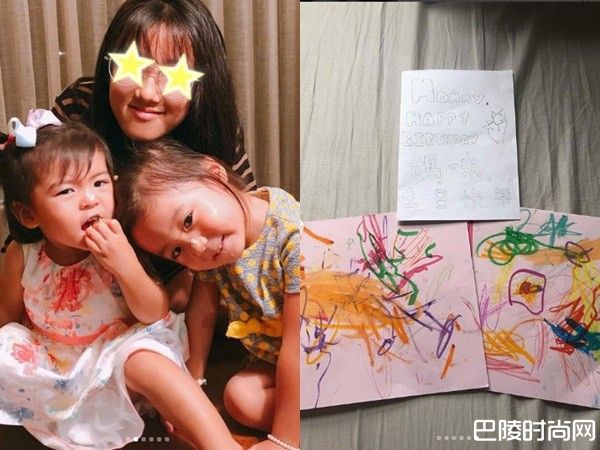 贾静雯生日女儿送礼物