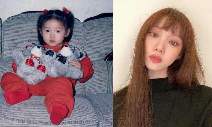 韩国女星童年旧照1：金世正