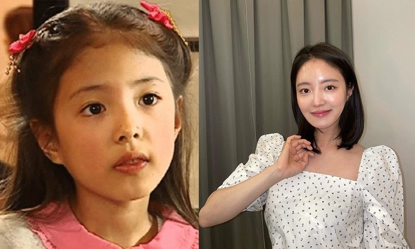 韩国女星童年旧照1：金世正