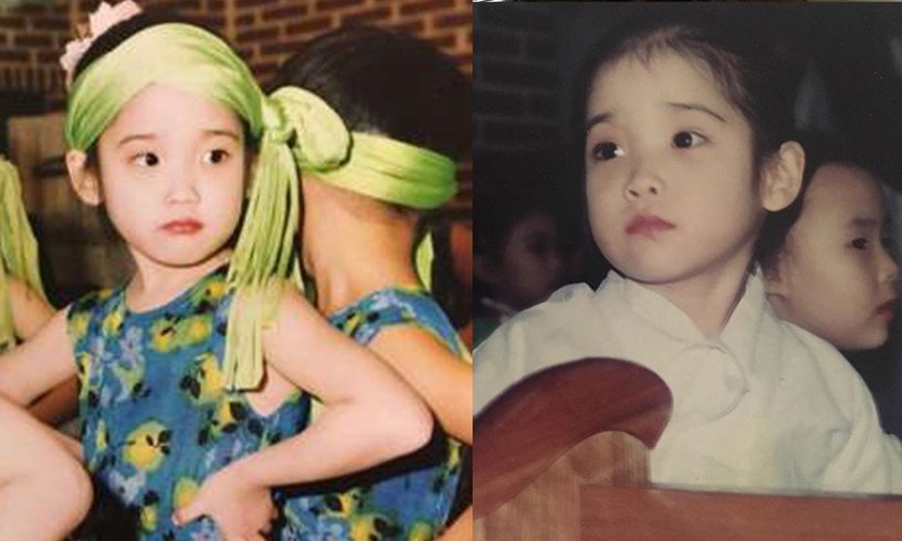 韩国女星童年旧照1：金世正