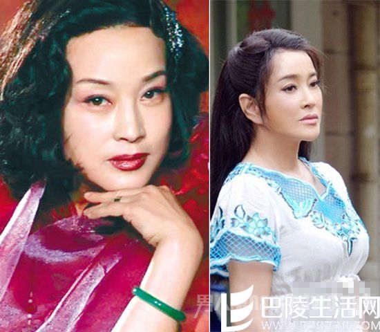 刘晓庆今昔对比照
