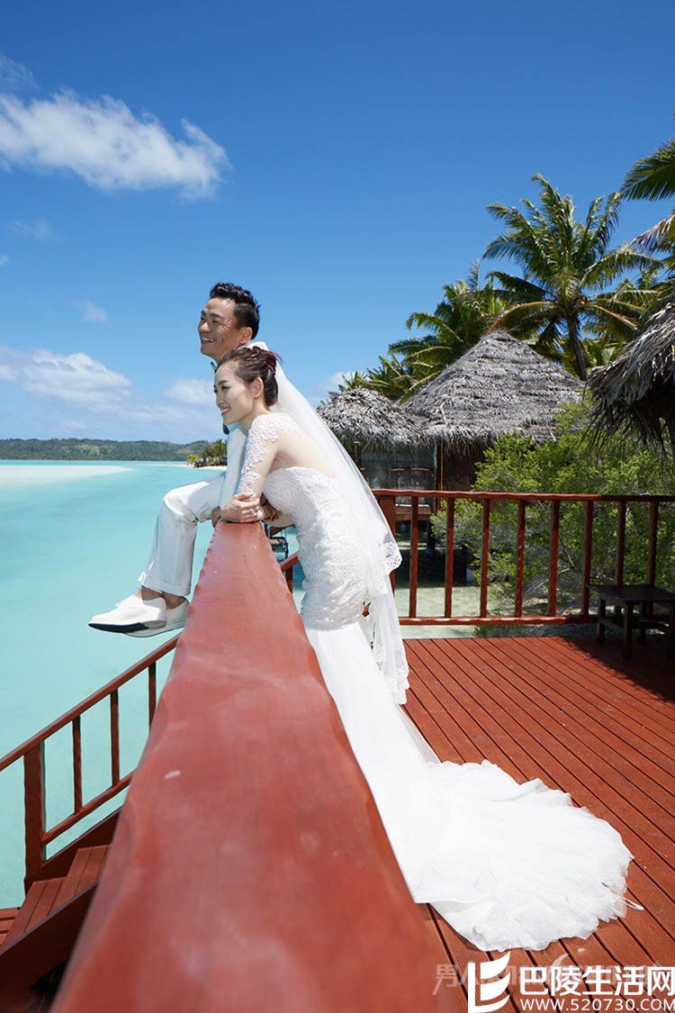 王宝强马蓉婚纱照