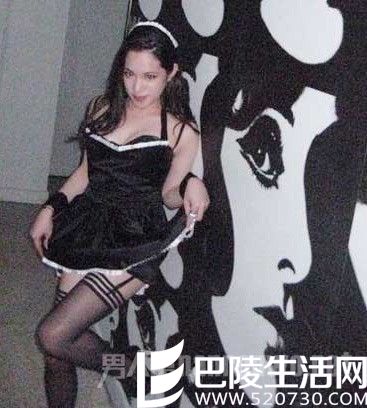 吴建豪女友石贞善女仆装撩人