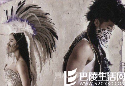 吴建豪部落风结婚照 吴建豪部落风结婚照