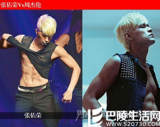 周杰伦撞上张佑荣发型 周杰伦撞上张佑荣发型