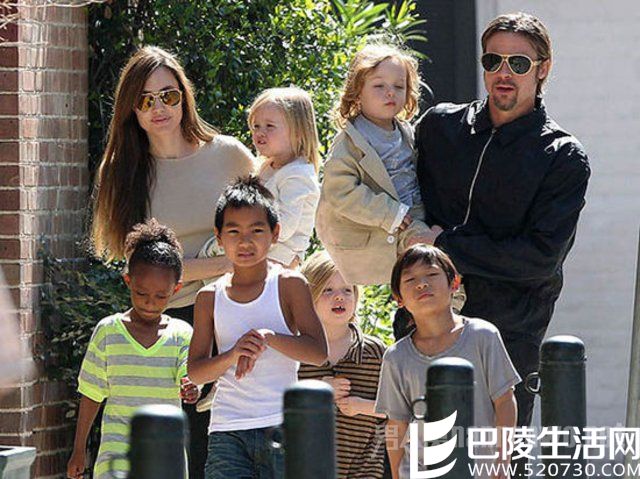 皮特朱莉的孩子资料照片 皮特朱莉的孩子资料照片