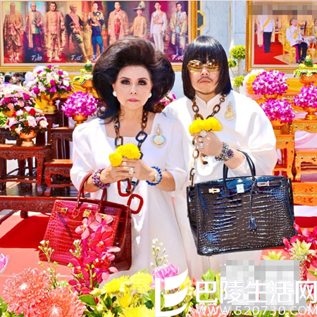 泰国母子炫富成热点