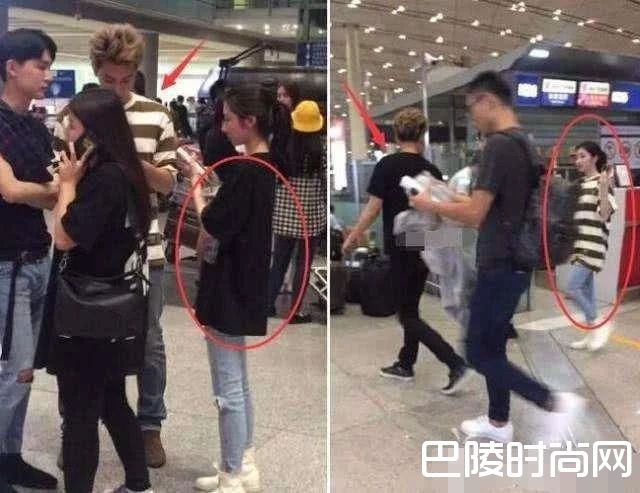 黄子韬豆得儿同框照片