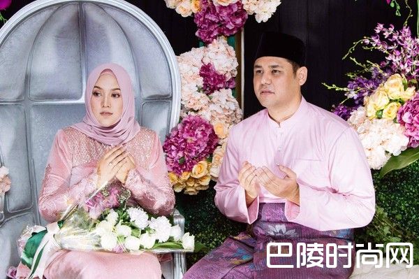 茜拉与老公哈里斯照片