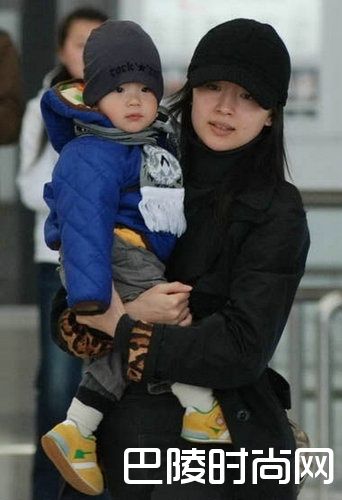 董洁和儿子照片