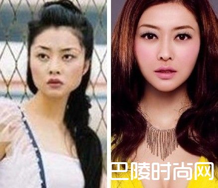 颜丹晨整容对比