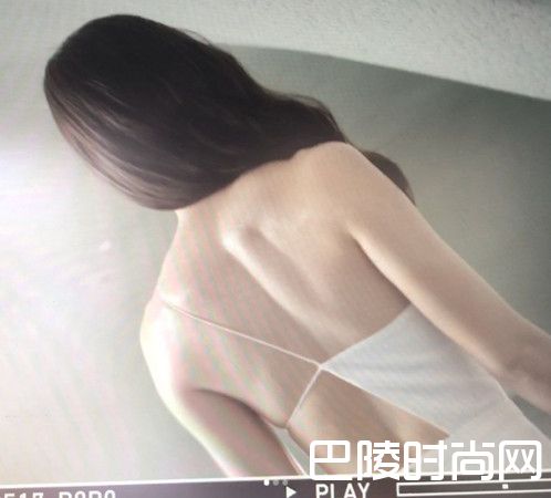 舒子晨D罩杯露背