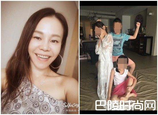 彭佳慧和孩子照片