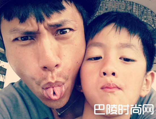 陈坤和儿子照片