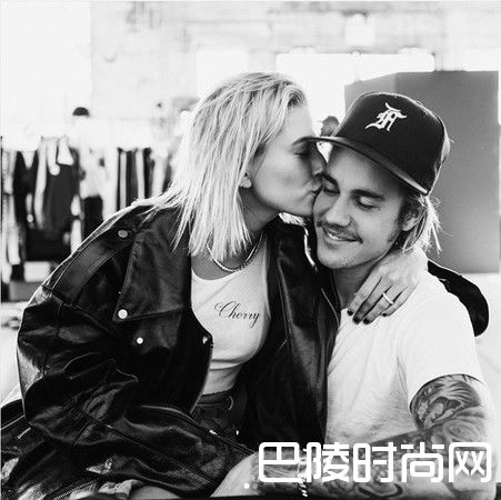 小贾斯丁与女友照片