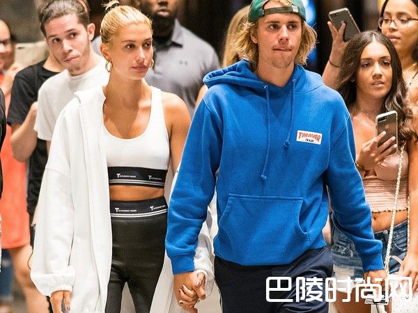 贾斯汀和女友照片