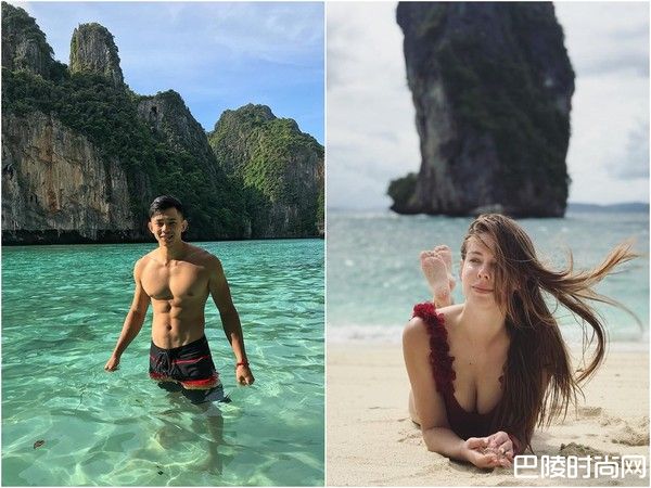 安妮和男友照片