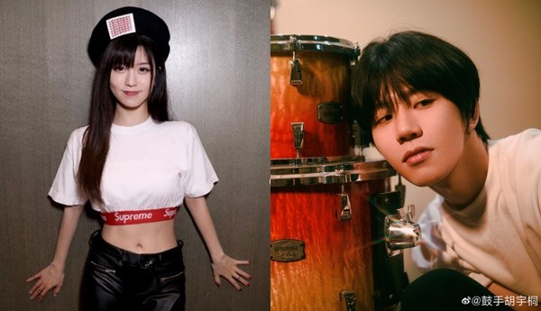 Yumi和胡宇桐疑似热恋中。 （图／翻摄Yumi Instagram、胡宇桐微薄）