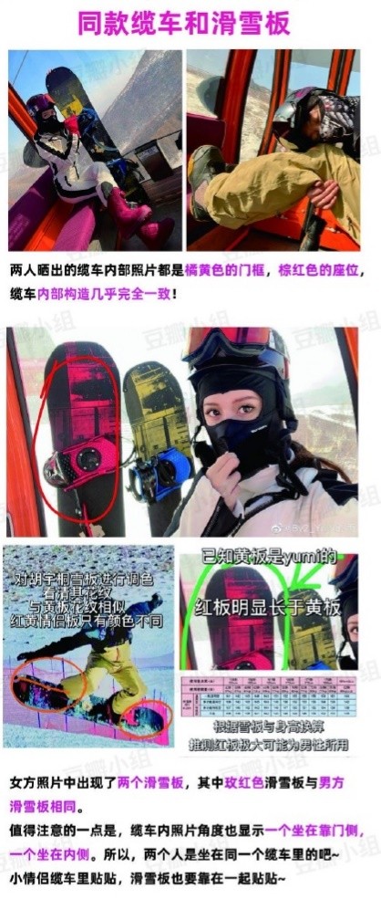 Yumi和胡宇桐遭抓包不少恋爱证据。 