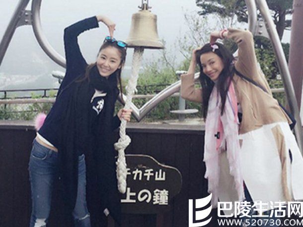 林心如舒淇同游日本的照片 林心如舒淇同游日本的照片