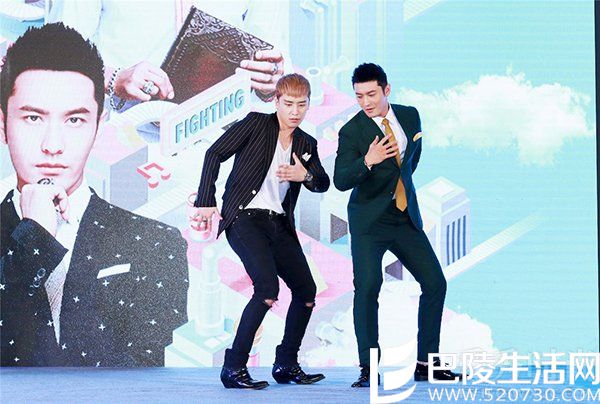 黄晓明向胜利学舞