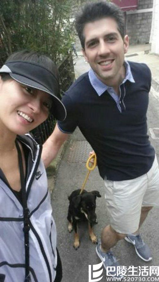 梁咏琪和外籍老公