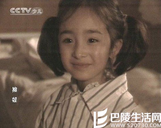 杨幂小时演的猴娃 杨幂小时演的猴娃