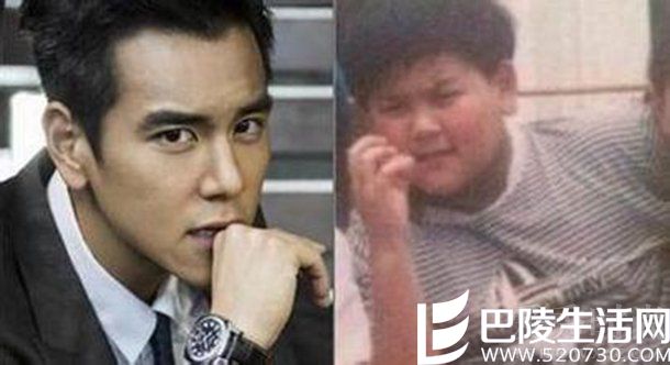 彭于晏小时候和长大后对比照