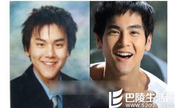 　彭于晏整容前后照片