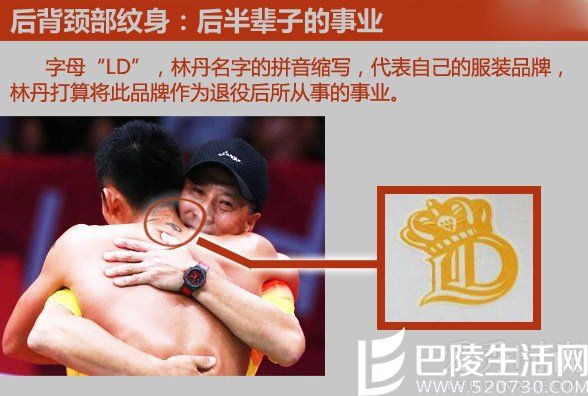 “LD” 纹身