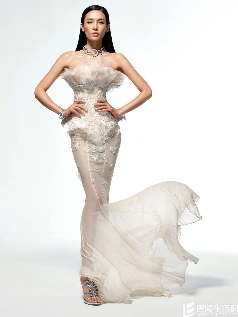 模特出身的张蓝心