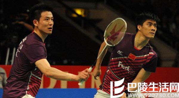 蔡赟傅海峰激烈比赛中