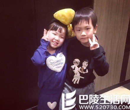 王宝强女儿与儿子