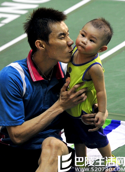 李宗伟与大儿子