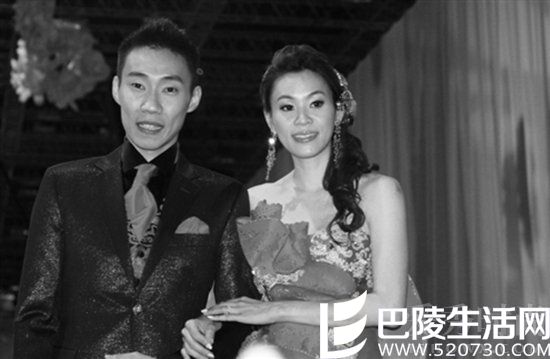 　李宗伟与老婆黄妙珠举行婚礼